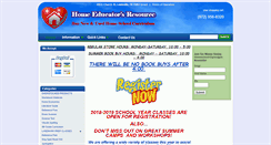 Desktop Screenshot of homeeducatorsresource.com